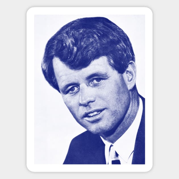 1968 Portrait of Robert Kennedy Sticker by historicimage
